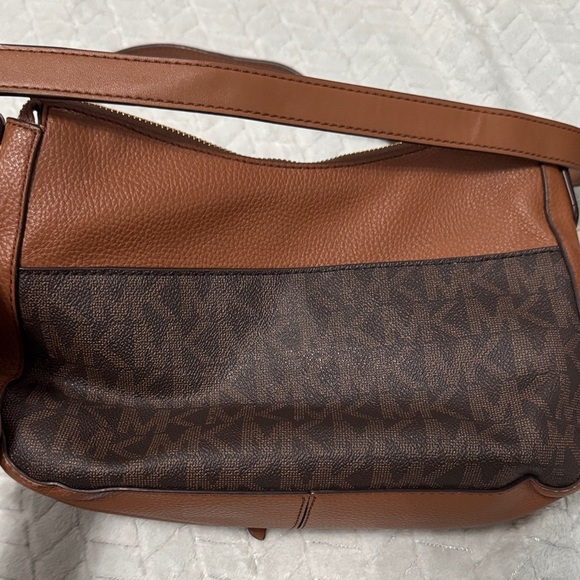 Michael Kors Tan and Brown Crossbody Bag - Picture 5 of 12